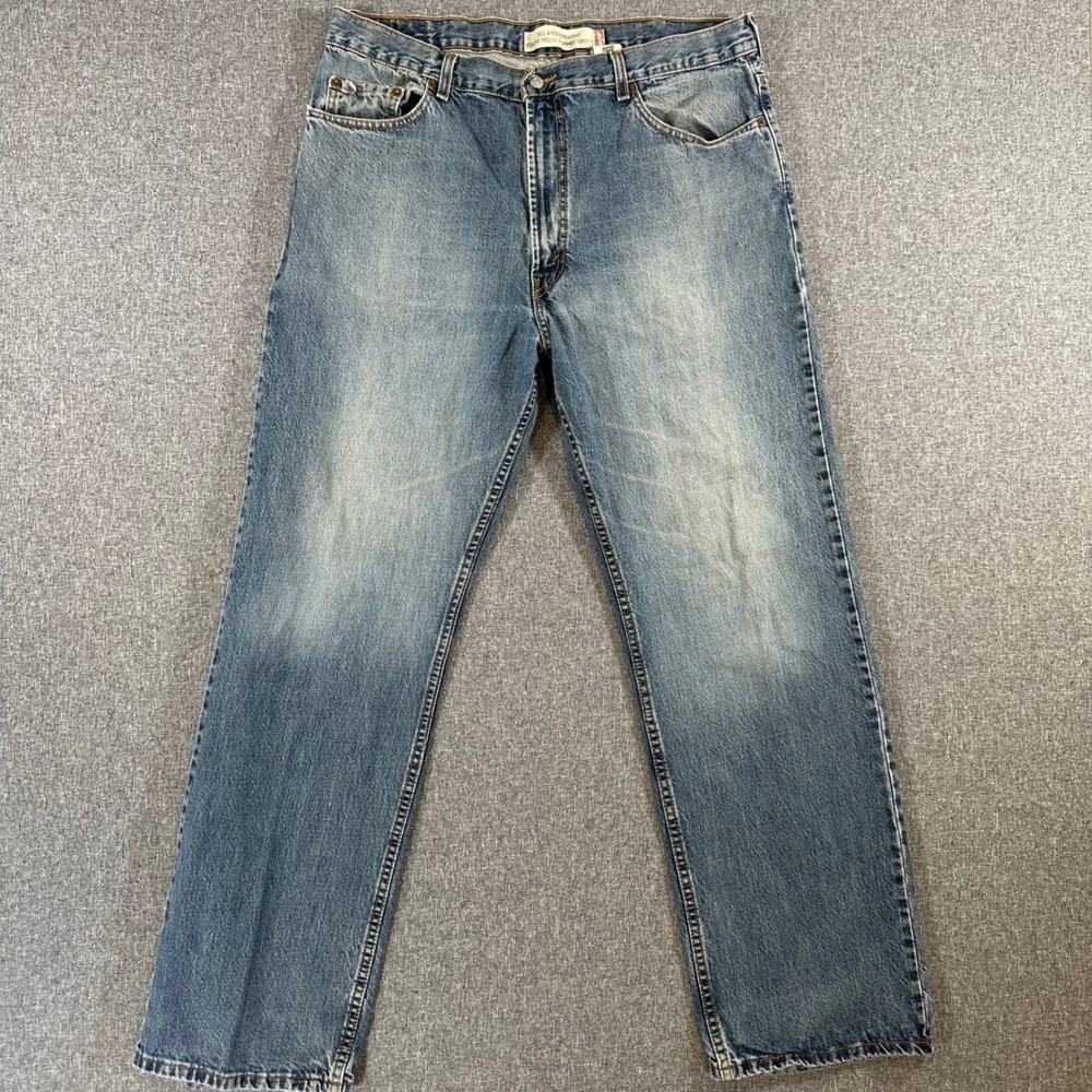 Levis Relaxed Straight Leg Jeans‎ Mens 38x32 Blue Cotton Vintage Denim Pants